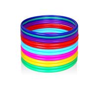 TYFGRT Anello di Lancio di Anelli da 15 Pezzi, Gioco di Lancio di Anelli, Lancio di Anelli di Plastica, Giocattolo per Bambini, Mini Anello di Lancio, Gioco di società, Gioco Creativo per Bambini