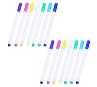 TYFGRT Confezione da 14 Penne per Tessuti Solubili in Acqua, Pennarelli per Cucito, Penne Lavabili per Tessuti, Penne Creative Solubili in Acqua, Accessori per Cucito