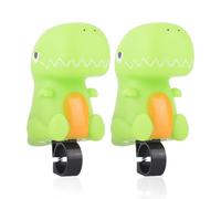 TYFGRT Confezione da 2 Campanelli per Bicicletta con Dinosauro Cartone Animato, Campanelli per Manubrio Carini, Campanelli per Bicicletta con Dinosauro per Ragazzi E Ragazze