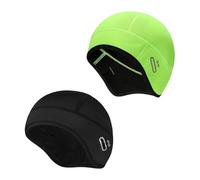 TYFGRT Confezione Da 2 Cappelli In Pile, Cappelli Per Casco Da Bicicletta, Cappelli Antivento, Cappelli Caldi, Cappelli Invernali Per Esterni, Adatti Per Alpinismo, Sport, Sci E Ciclismo