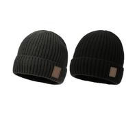 TYFGRT Confezione Da 2 Cappelli Lavorati A Maglia In Pile, Caldi Cappelli Autunnali E Invernali, Cappelli Lavorati A Maglia Resistenti Al Freddo, Accessori Di Abbigliamento