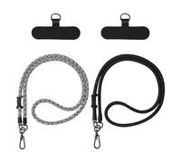 TYFGRT Confezione da 2 Cordini per Cellulare, Cordini per Cellulare con Distanziatore, Cordini per Cellulare Anti-Smarrimento, Cordini per Cellulare Regolabili, Cordini per Custodie per Cellulare