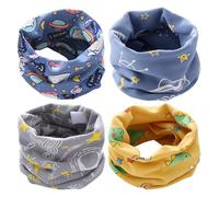 TYFGRT Confezione Da 4 Sciarpe Per Bambini Antivento, Sciarpa Calda Per Bambini, Sciarpa Carina Per Bambini, Sciarpa Morbida Per Bambini, Accessori Da Viaggio All'Aperto
