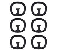 TYFGRT Confezione da 6 Barbe Finte, Barbe Autoadesive, Costumi con Baffi, Divertenti Barbe Finte, Oggetti di Scena per Personaggi, Decorazioni per Feste in Maschera