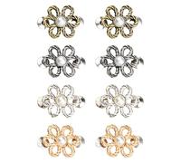 TYFGRT Confezione da 8 Bottoni A Forma di Fiore per Stringere La Cintura, Bottoni Rimovibili per Stringere La Cintura, Bottoni Regolabili per Stringere La Cintura, Accessori di Abbigliamento