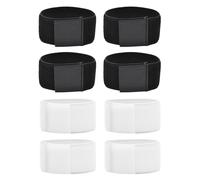 TYFGRT Confezione da 8 Cinturini per Le Gambe, Cinturini per Le Gambe Regolabili, Cinturini per Le Gambe Antiscivolo, Cinturini per Le Gambe per Gli Sport di Calcio