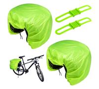 TYFGRT Copertura Antipioggia per Bicicletta da 2 Pezzi, Cinghie da 2 Pezzi, Copertura Protettiva per Bicicletta, Copertura Antipioggia per Sella di Bicicletta, Escursionismo