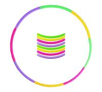 TYFGRT Hula - Cerchi staccabili per bambini, 8 pezzi, accessori sportivi, cerchi in plastica, attrezzature per il fitness