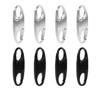 TYFGRT Mini Fibbie in Metallo da 8 Pezzi, Fibbie in Metallo Antifurto, Fibbie in Metallo per Zaino, Fibbie in Metallo Rimovibili, Fibbie A Molla, Adatte per Zaini E Valigie