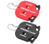 TYFGRT Segnapunti da Golf in 2 Pezzi, Segnapunti Quadrato, Segnapunti Doppio, Mini Segnapunti, Segnapunti Portatile, Contatore Manuale