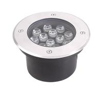 tyfuture Basso Voltaggio Luci Del Paesaggio LED Luce Sotterranea IP66 Impermeabile AC12/24V Faretto Incasso a Terra per Esterni Vialetto Ponte Fare Un Passo Giardino Rotondo Lampada Paesaggio (Color