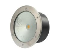 tyfuture COB Lampada da Paesaggio Rotonda Esterno Faretto da Incasso A Terra IP66 Impermeabile AC85-265V Luce Sotterranea a LED per Giardino Cortile Parco Bosco Faretti(Yellow,30W)