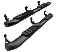 Tyger Auto TG-SS2D35118 - Pedane Tyger Rider compatibili con Dodge Ram 1500 2009-2018 (include Classic 2019-2021), solo cabina quad, larghezza 8,9 cm, nero testurizzato, gradino laterale, barre Nerf