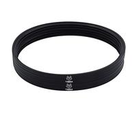 TYGERIX® 2x Guarnizione in Silicone da 125 mm per Canne Fumarie | Altezza 9 mm | Guarnizioni a Triplo Labbro Certificate | Perfetta Aderenza e Tenuta Stagna | Eccezionale Resistenza al Calore