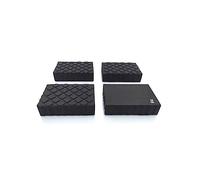TYGERIX® 4x Tamponi per Ponte Sollevatore 160x120x40 mm | Prodotto Italiano | Tamponi Universali in Gomma Piena ad Alta Resistenza | Per Ponti Sollevatori a Forbice come Corghi Ravaglioli Omcn e altri