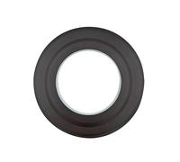 TYGERIX Rosone Coprimuro Nero in Acciaio per Tubi da 100 mm | Rosetta Copriforo Murale Canna Fumaria per Stufe a Legna o Pellet e Caldaie | Alta Resistenza al Calore | Più Spessore | Il Top