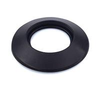 TYGERIX® Rosone Coprimuro Nero in Silicone per Tubi da 60 mm | Rosetta Flessibile Copriforo da Muro per Canna Fumaria di Stufe a Legna, Pellet e Caldaie | Altissima Resistenza al Calore | Il Top