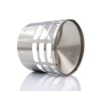 TYGERIX® Terminale Orizzontale Inox con Griglia Antintrusione Ø 80 mm Scarico Fumi Caldaie e Stufe +Spessore +Resistenza, il Top