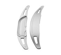 TYGSADFA Estensioni Shift Paddle Per Volante Per Mercedes-Benz Per AMG GLC43 GLA45 GLA35 S65 GT Edition 50 GTR G63 GLE53 GLE63S Paddle Cambio Al Volante Dell'auto(Silver)