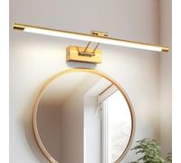 TYhogar Lampada a LED per specchio da bagno, 60 cm, 12 W, dimmabile di una temperatura di colore, testa girevole