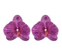 TYIM7 10 * 9cm Rural Style Butterfly Orchid Flower Earring Female .at7