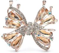 TYIM7 4.3 * 5.5cm Butterfly Brooch Pins For Women Dinner Dress Accessory .AT7