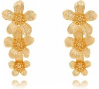 TYIM7 4.9 * 2.5cm Vintage Multi-Layer Alloy Flower Pendant Earrings For Women .at7