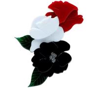 TYIM7 7.2 * 6.5cm Acrylic Large Rose Flower Brooch Multi-layer Handmade .AT7