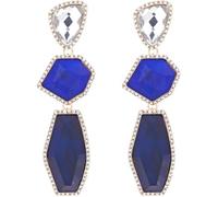 TYIM7 9.5 * 3cm Vintage Geometric Resin Stone Long Drop Earrings For Women Bohemia Irregular Pendant .at7