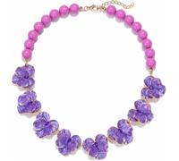 TYIM7 Bohemian Alloy Floral Patchwork Enamel Necklace For Women .AT7