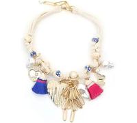 TYIM7 Bohemian Statement Beads&Hearts Necklace For Women Wedding Party .AT7