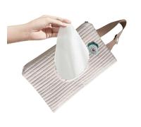 Tyinerc Affare salviette da viaggio, Baby Wipes Case da viaggio, Borsa da viaggio Dispenser di s in carta ricaricabile portatile, Contenitore per asciugamani di carta per polvere, borsa per passeggino