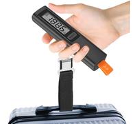 Tyinerc Bilancia per bagagli, con display LCD, bilancia portatile per valigia con display LCD, per viaggi, escursioni, campeggio, imballaggio, crociera, aeroporto, controllo