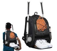 Tyinerc Borsa da baseball per ragazzi, borsa da baseball per bambini,Zaino da softball con scomparto per scarpe Borsa da per ragazzi | per mazza da con zaino da per