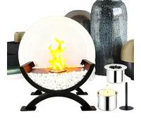 Tyinerc Braciere,Con Fiamma Reale Riscaldamento Riutilizzabile Portatile Smontabile | Fuoco Da Tavolo | Per Casa, Giardino, Interno, Esterno, Comodino, Balcone, Camera Da, Picnic E Soggiorno