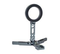Tyinerc Cavalletto Magnetico Per Telefono - Montatura Magnetica Pieghevole per Cellulare | Bracket Regolabile per Camera da Palestra Campeggio Riprese Spiaggia Avventure All'aperto Vlogging