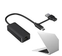 Tyinerc Convertitore di rete Gigabit cablato, Scheda di rete Gigabit per PC | Connettore Ethernet USB3.0 - Connettore per cavo Web per cavo Web Esterno a prova di Driver Accessori
