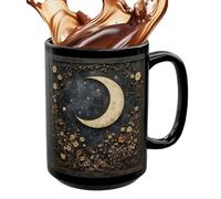 Tyinerc Da Tè,Da Colazione Fiori Di Luna - Tazze Da Caffè Divertenti - Per Routine Mattutina Festa Di Compleanno Decorazione Casa Posto Di Lavoro Momenti Di Rilassamento Libero Del