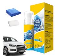 Tyinerc Detergente per interni auto, dettaglio, 150 ml, detergente per macchie sul cruscotto, smacchiatore per sedili auto, per plastica interna, cruscotto, volant, tappezzeria, auto, SUV,