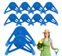 Tyinerc Fascette di guida per | Set di 10 fissaggi regolabili per aste e armenti, archi per dirigere i rami - per legare edera pothos monstera orchidea pomodoro ortaggi steli germogli