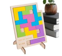 Tyinerc Gioco Da Tavolo A Tema Puzzle Calendario | In Legno, Portatile E Interattivo,Puzzle Per Sfidare Ogni Giorno 'Anno,Per Adulti Bambini Studenti Pendolari Camera Da Aula Viaggio In Auto