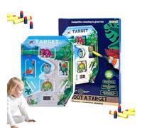Tyinerc Gioco di destinazione digitale, bersaglio elettronico | Punteggio target elettronico con punteggio automatico - 3 modalità creativo divertente gioco di freccette in schiuma morbida con suono