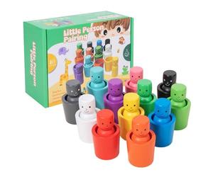 Tyinerc Gioco di ordinamento per colore | Attività di sovrapposizione e di incastro,Giocattoli educativi per la veglia,Da 3 anni, per ragazzi e ragazze, compleanno, riunioni familiari, a casa, in