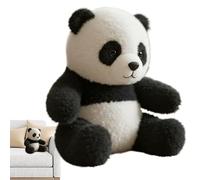Tyinerc Peluche Pandas, simpatico peluche panda da giocattolo per la decorazione della tavola, simpatico personaggio carezze come accompagnamento emotivo per il soggiorno, la cameretta dei bambini
