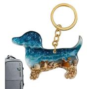 Tyinerc Pendente Bassotto | Articolo Bassotto Con Motivo Mare,Con Carta Per Borsetta Zaino Scuola Sport Viaggio Quotidiano, Bassotto, Siehe Beschreibung