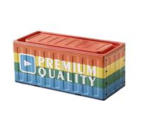 Tyinerc Piccola Cassetta Attrezzi Metallo,Contenitore Portatile Multifunzionale in Ferro Antiruggine | Contenitori con Coperchi - per Bambini Ragazze Giovani Adolescenti Viaggio Casa Festa Dormitorio