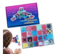Tyinerc Puzzle Labirinto | 24 Pezzi Tavola Di Equilibrio Giocattolo | Gioco Puzzle A Perline Rotolanti - per Calmare Bambini Adulti Studenti Ragazzi Ragazze Amici Viaggio Festa Interazione