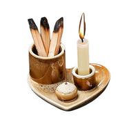 Tyinerc Smudge, supporto a Smudge - per bruciatore in ceramica | Porta del di incenso 4 in 1 multifunzione per la decorazione della casa di rilassamento yoga di meditazione