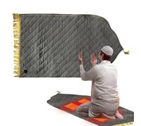 Tyinerc Spesso Tappeto da Preghiera | Riscaldamento Rapido Protezione Ginocchia | Tappeto Riscaldante Elettrico Per Preghiere | Per Giardino Auto Sedile Divano Tendone Anziani Adulti Uomini Donne Yoga