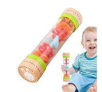 Tyinerc Strumento musicale di Rain Stick, Strumento a bastone Rain | Tubo da stick rain stick | Apprendimento del suono calmante Play Musical Toy per bambini Bambini Preschool in i viaggio di